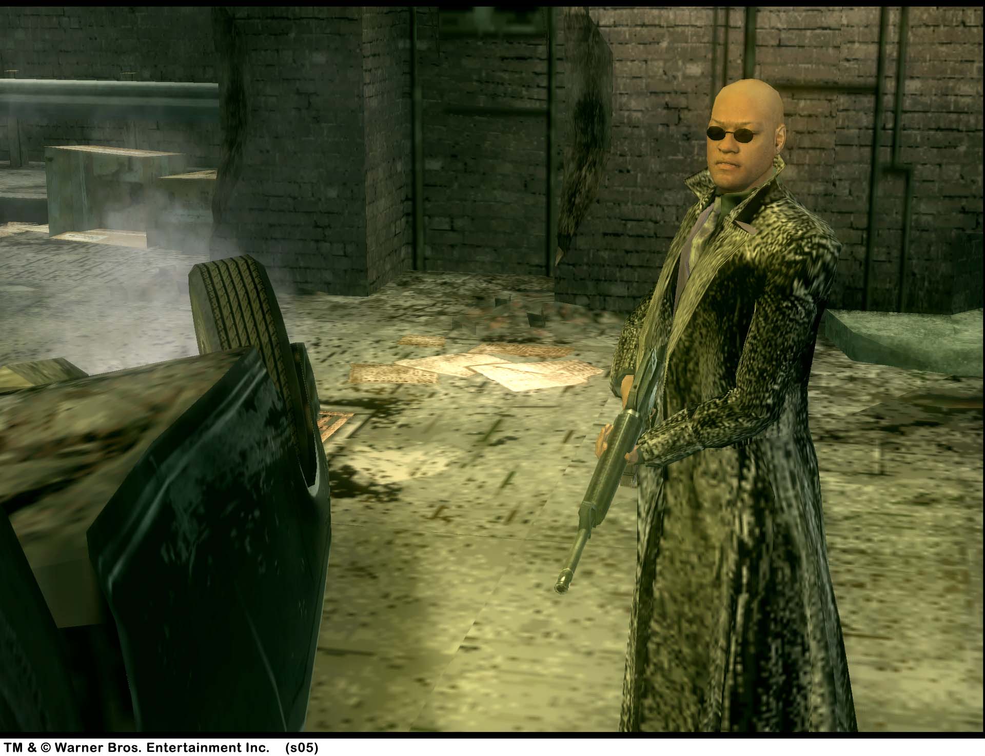 The Matrix: Path of Neo на PS2.
